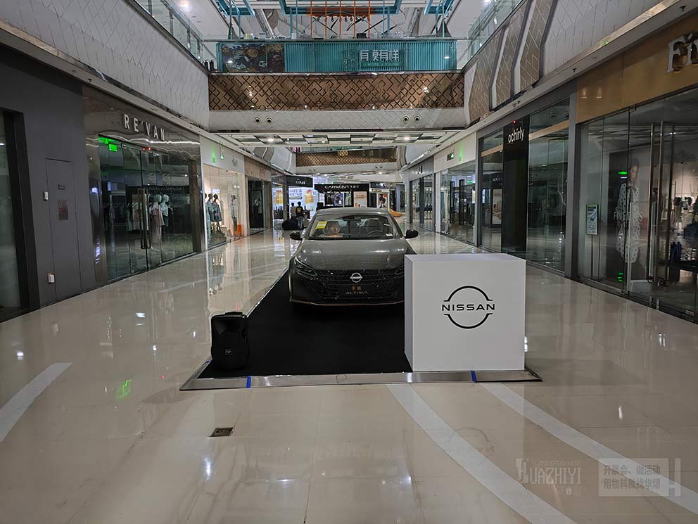 鄭州地臺出租是怎么布置商場內臨時車展的呢