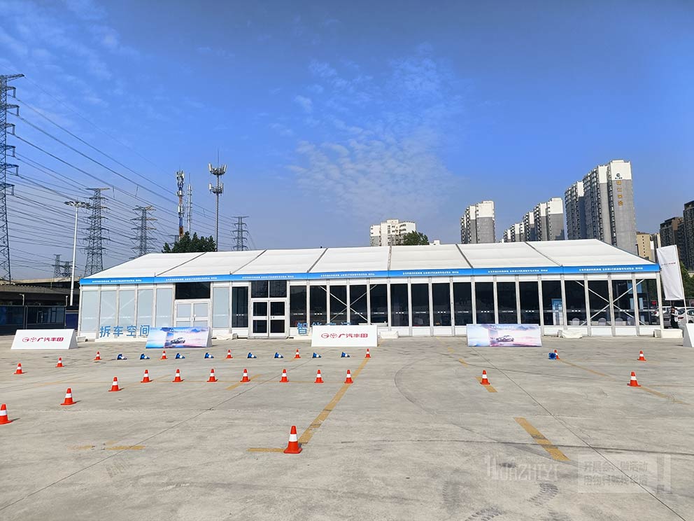 鄭州錐筒A板租賃廠家提供試駕會現場各式物料