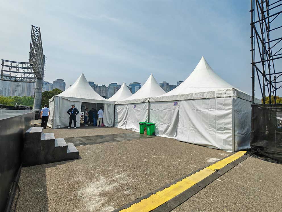華熠物料租賃公司助力五菱繽果上市發布會